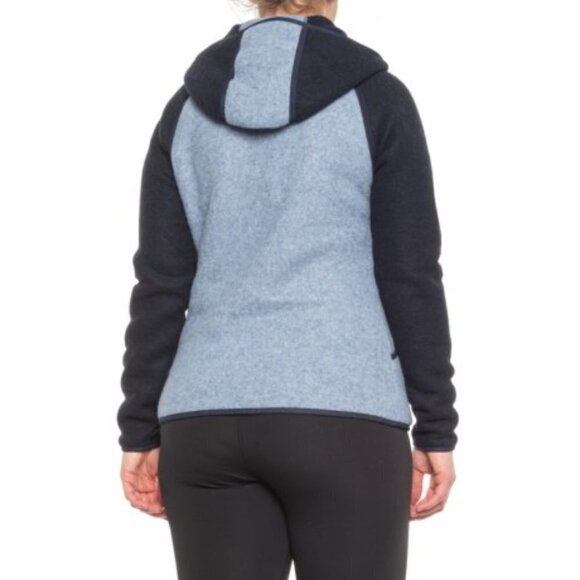 Smartwool Hudson Trail Fleece Hoodie in Storm Blue - Size XS - Picture 2 of 11